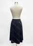 JonesNY · Midi Embroidered Square Detail w/ Lining · 6 · Black
