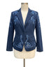 Antthony · Embroidered Jean Jacket · 8 · Denim