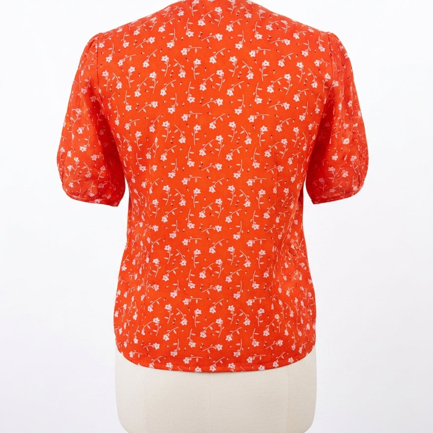 Talbots · Blouse · Xlarge P · PoppyWhite Floral