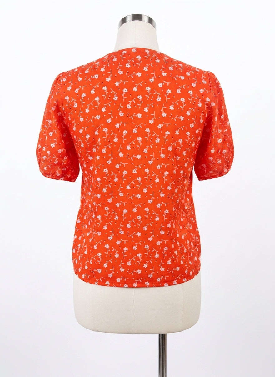 Talbots · Blouse · Xlarge P · PoppyWhite Floral
