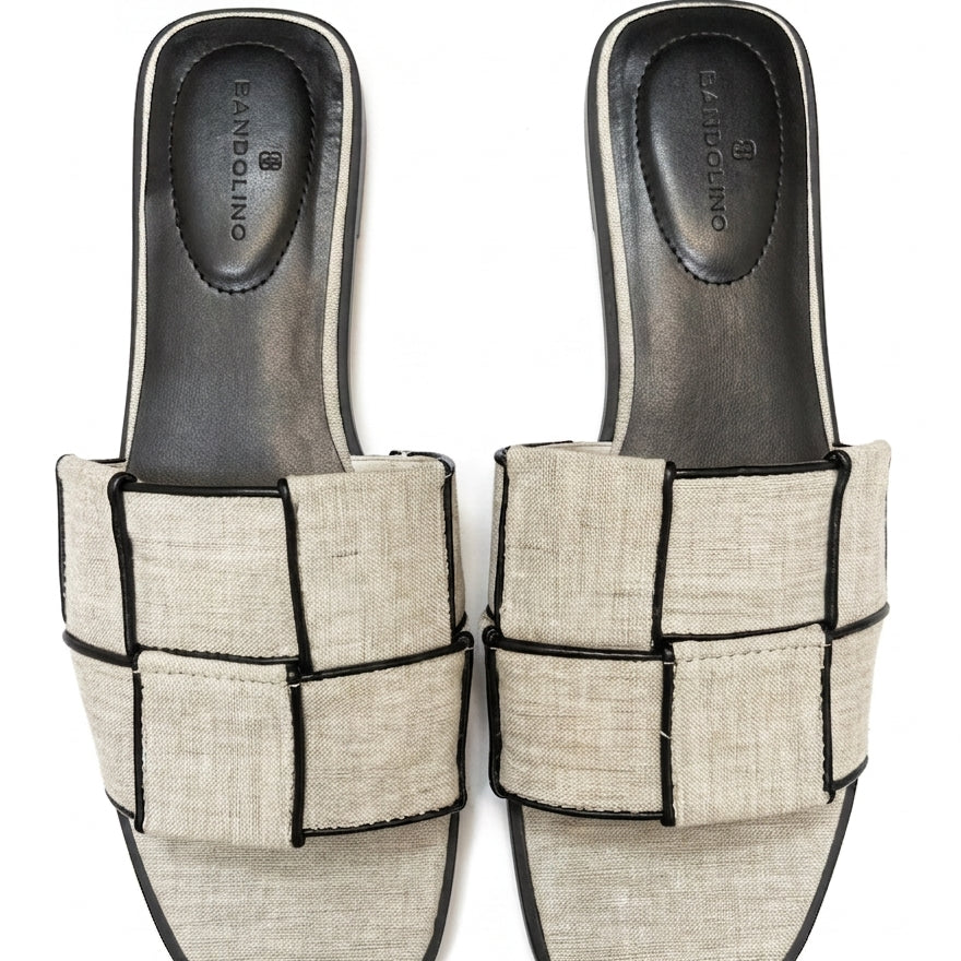 Bandolino · woven design · 10 · GrayBlk