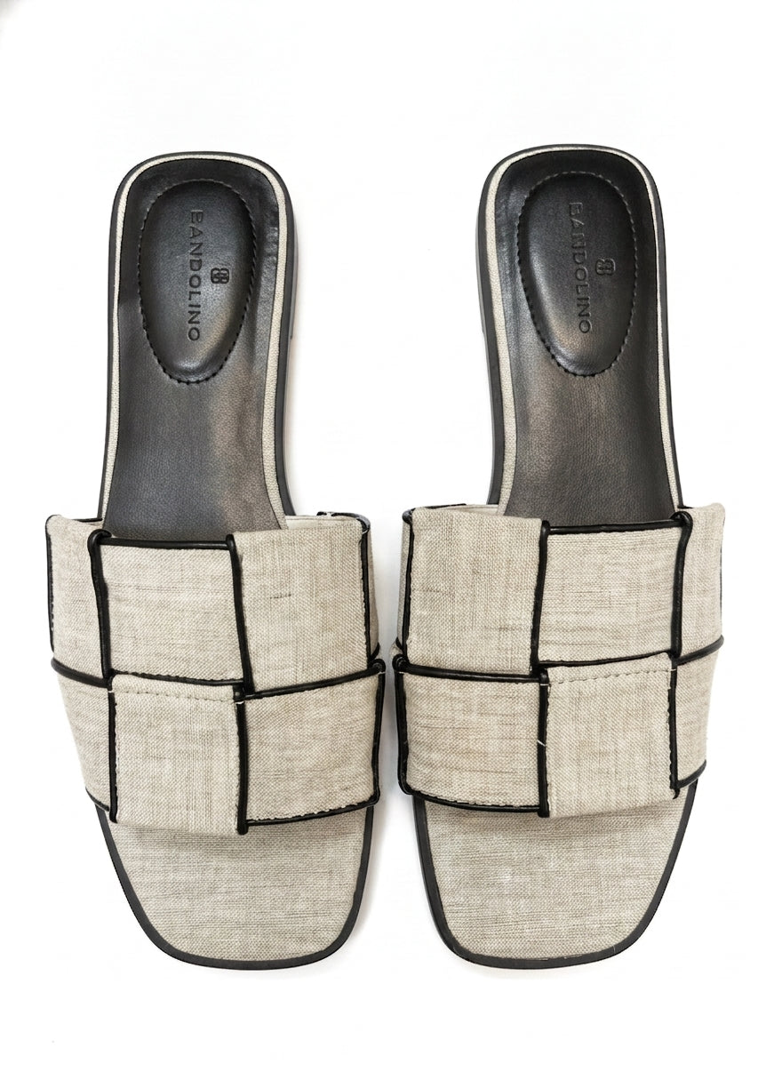 Bandolino · woven design · 10 · GrayBlk