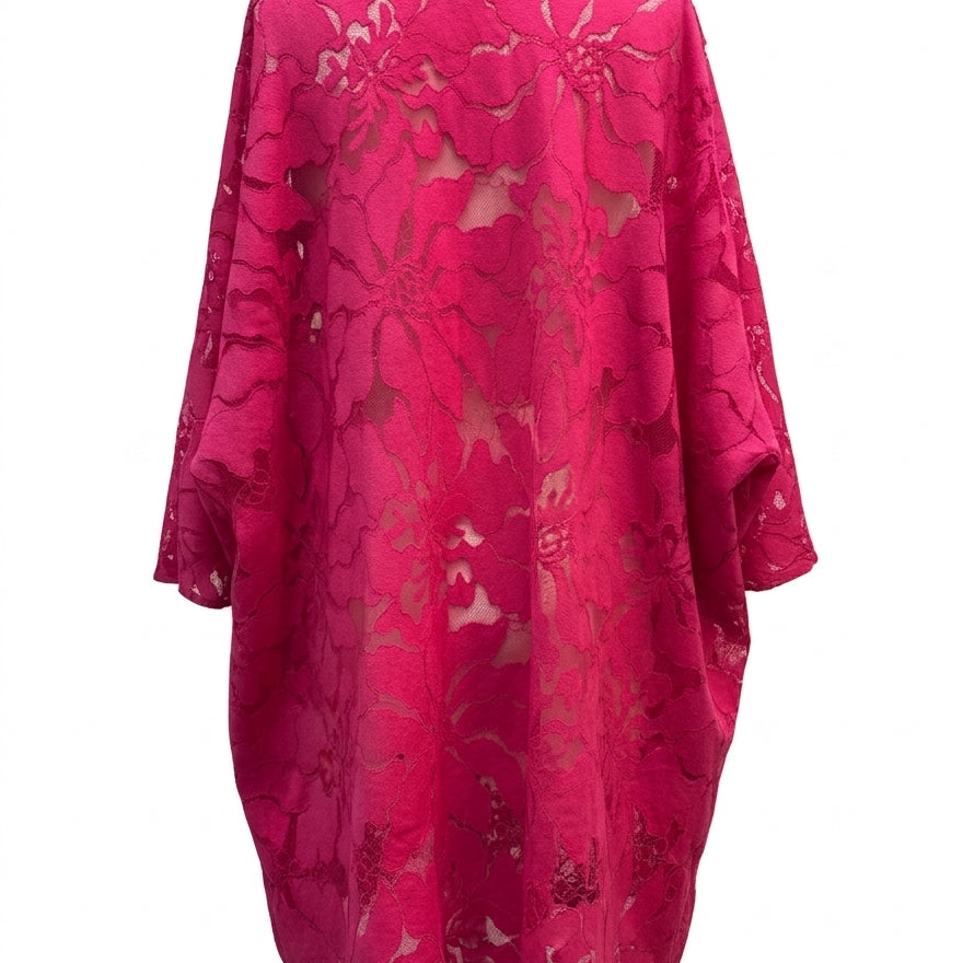 Anne Klein · Kimono · OS · Hot Pink