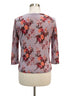 Garnet Hill · Button Up Cardigan · Large · Lavender Floral