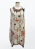 Flutter · Flutter Sleeveless Cowl neck · Small · BeigeBlack
