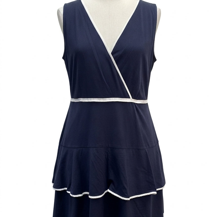 eShakti · Dress · 2X · NavyWhite
