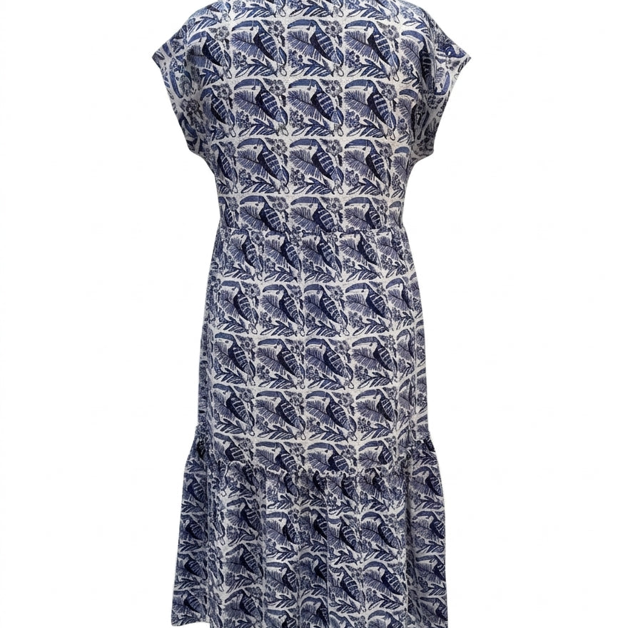 Ro's Garden · Maxi Dress · Small · WhiteBlue