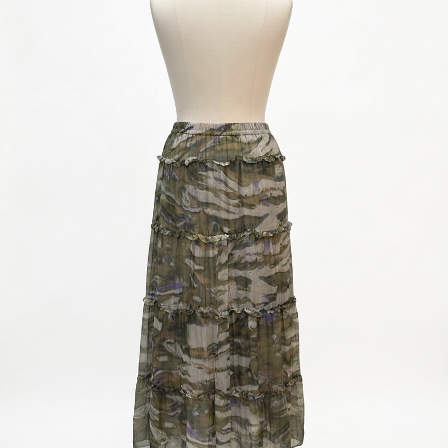 Sundance · Maxi skirt · Large · OlivNavy+