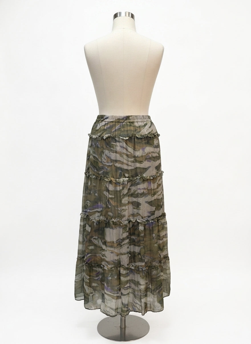 Sundance · Maxi skirt · Large · OlivNavy+