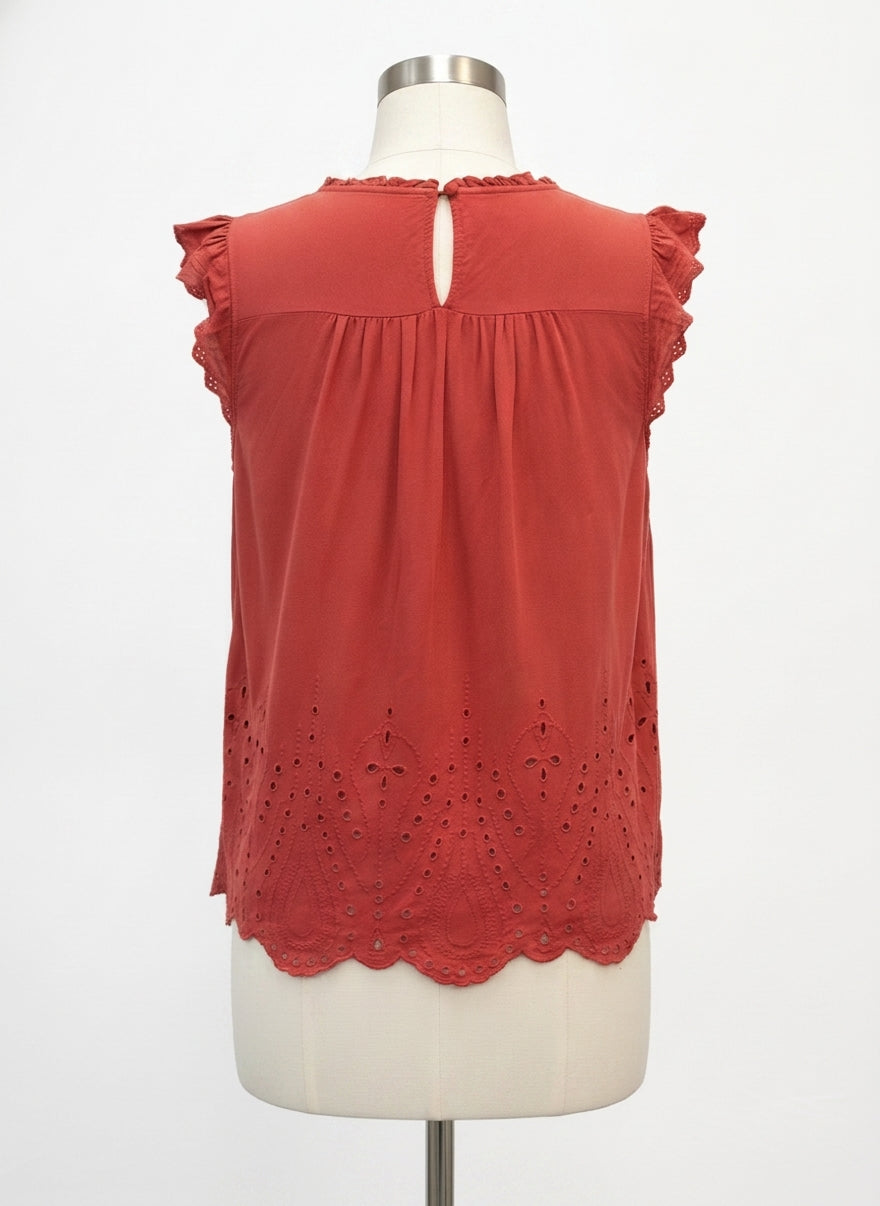 Torrid · Cap Sleeve Top · 8 · Rust