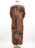 Haptics · Dress · 1X/2X · OrangeBlk