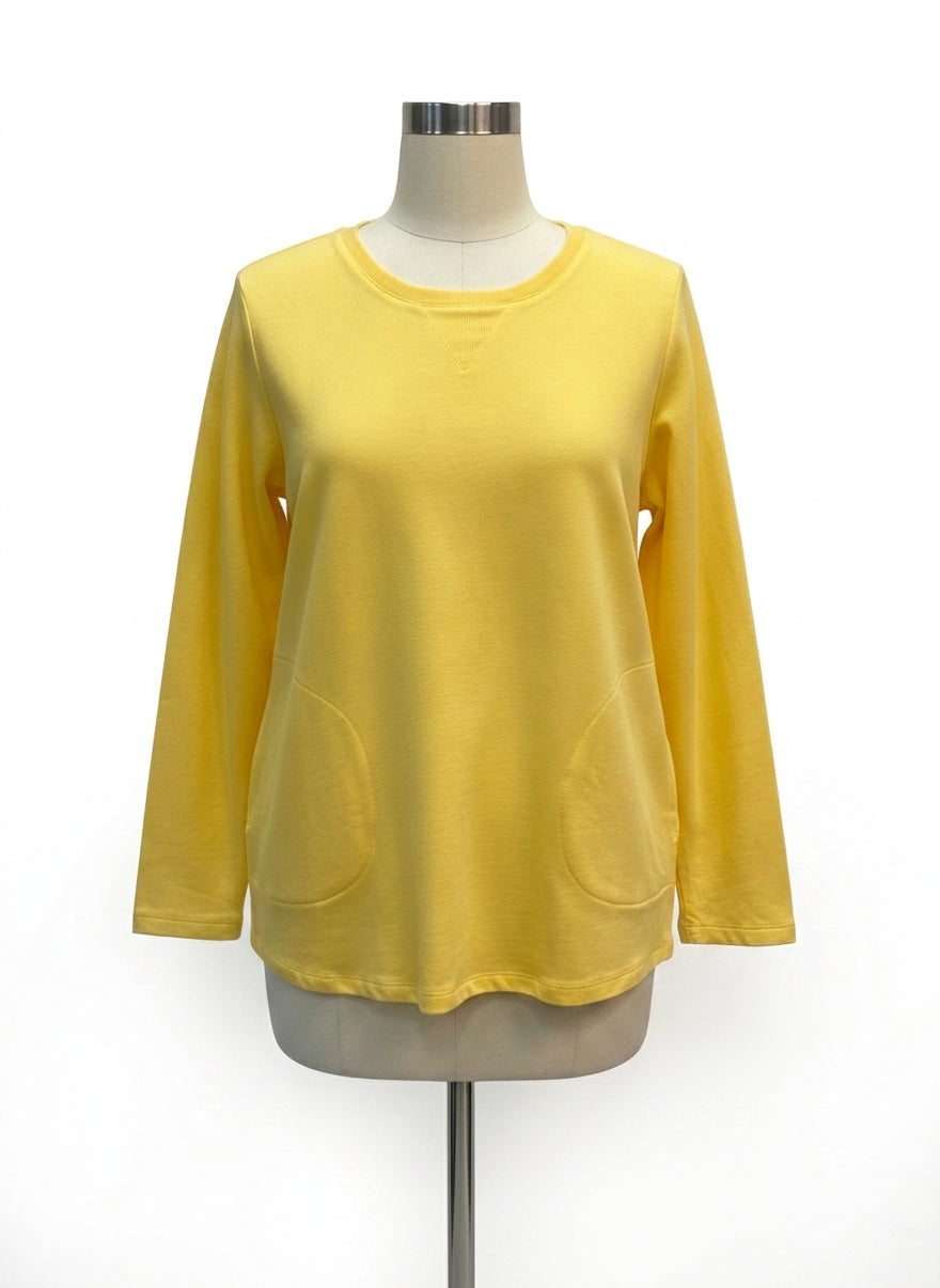 D&Co · LongSleeve Shirt · MediumPetite · Yellow