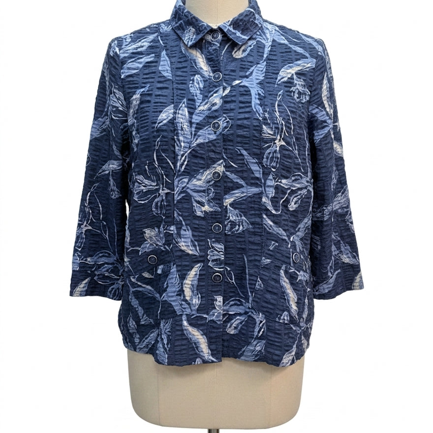 Habitat · Light Jacket · Medium · BlueFloral