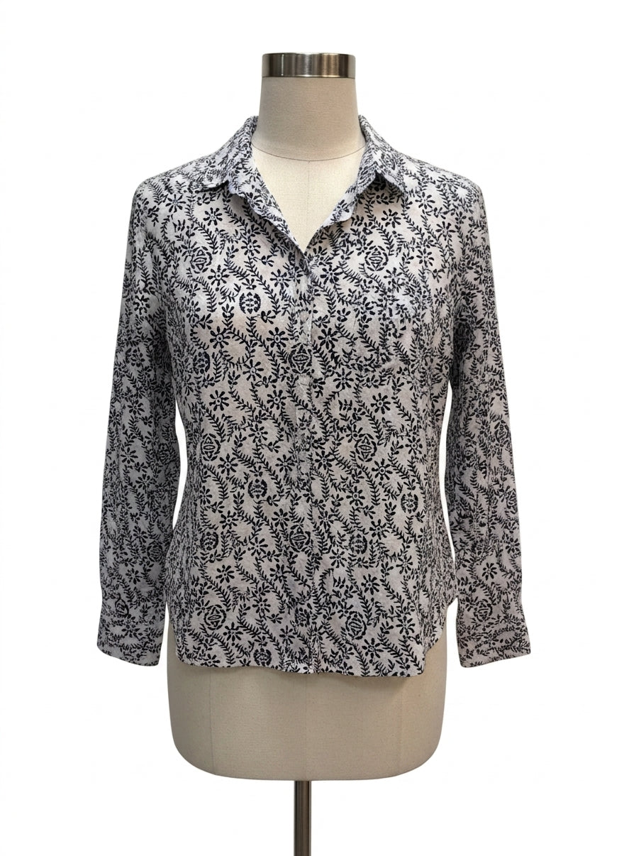 J Crew · Shirt · Large · NavyWhite