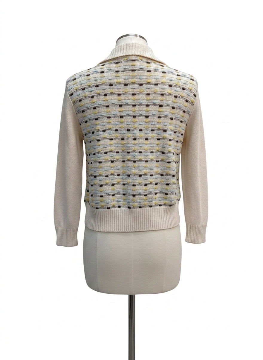 St John · Button up cardigan · Large · CreamMulti