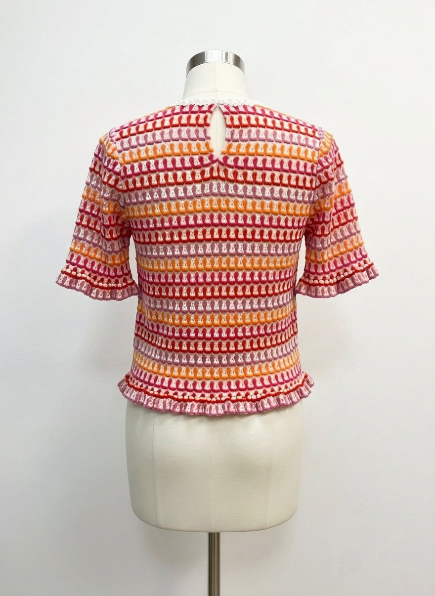 Anthropologie · Blue Tassel · Small · PinkMulti