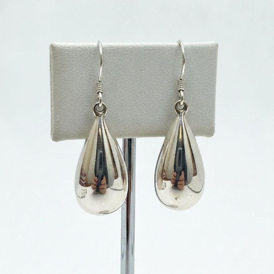 .925 Teardrop Earrings · Jewelry · wire · Silver