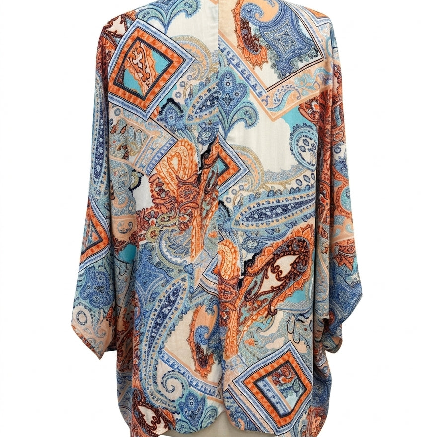 Karen Kane · Blouse · Large · OrangeBlue