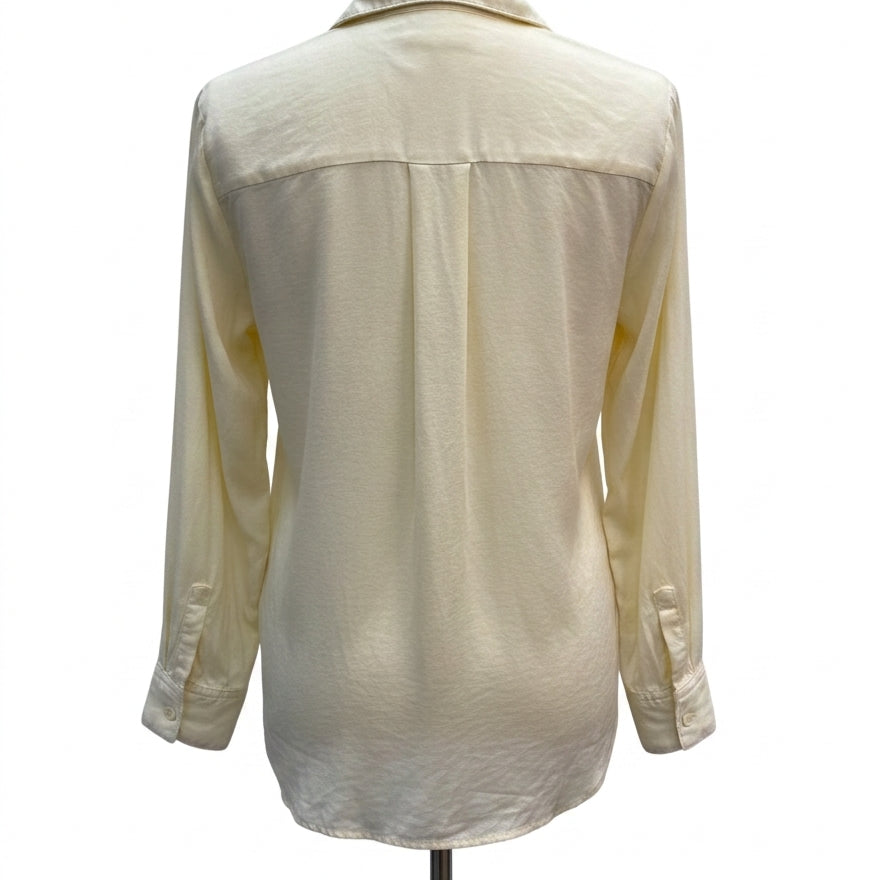 Velvet Heart · Roll Tab Shirt · Small · Butter