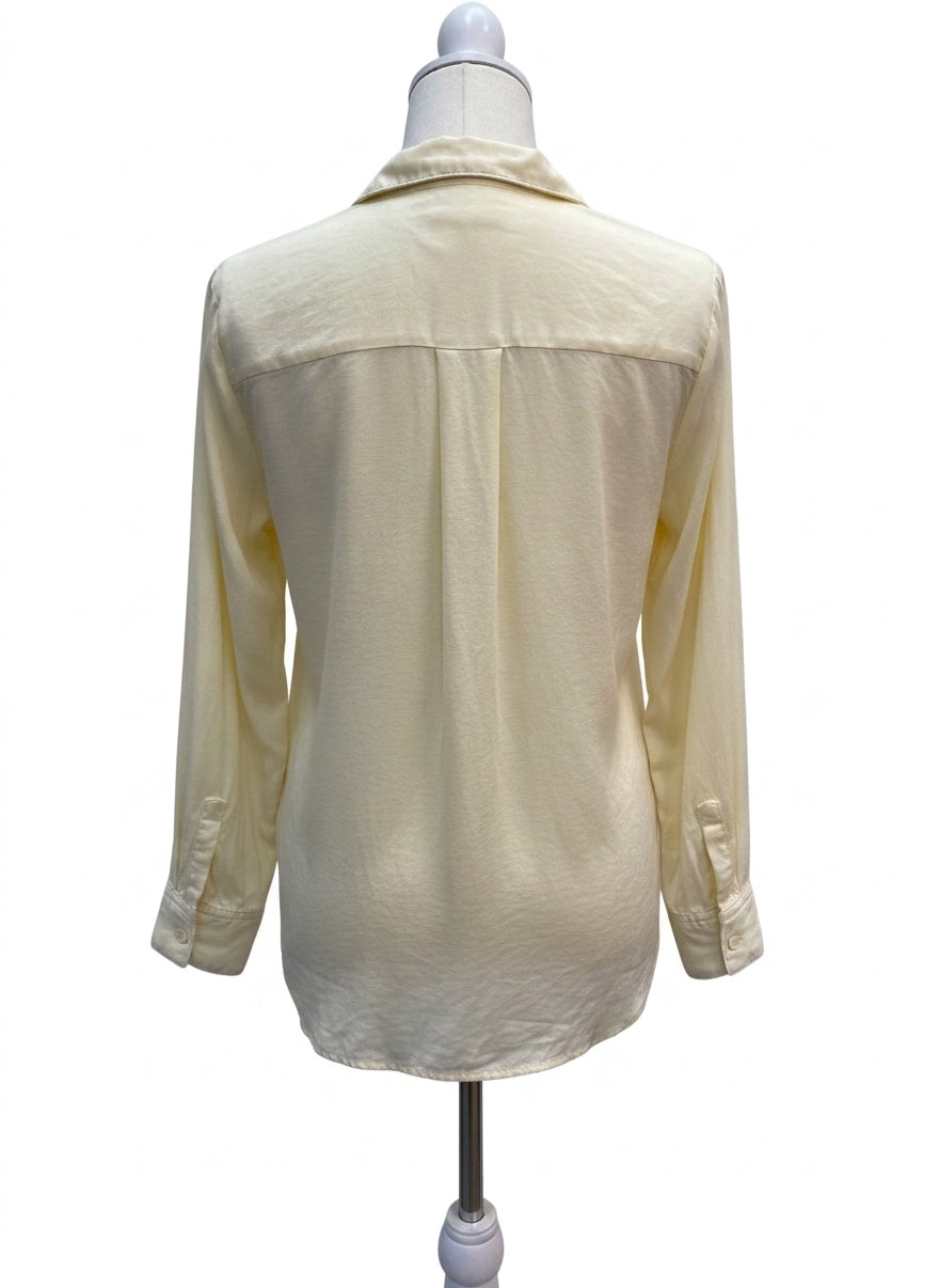 Velvet Heart · Roll Tab Shirt · Small · Butter