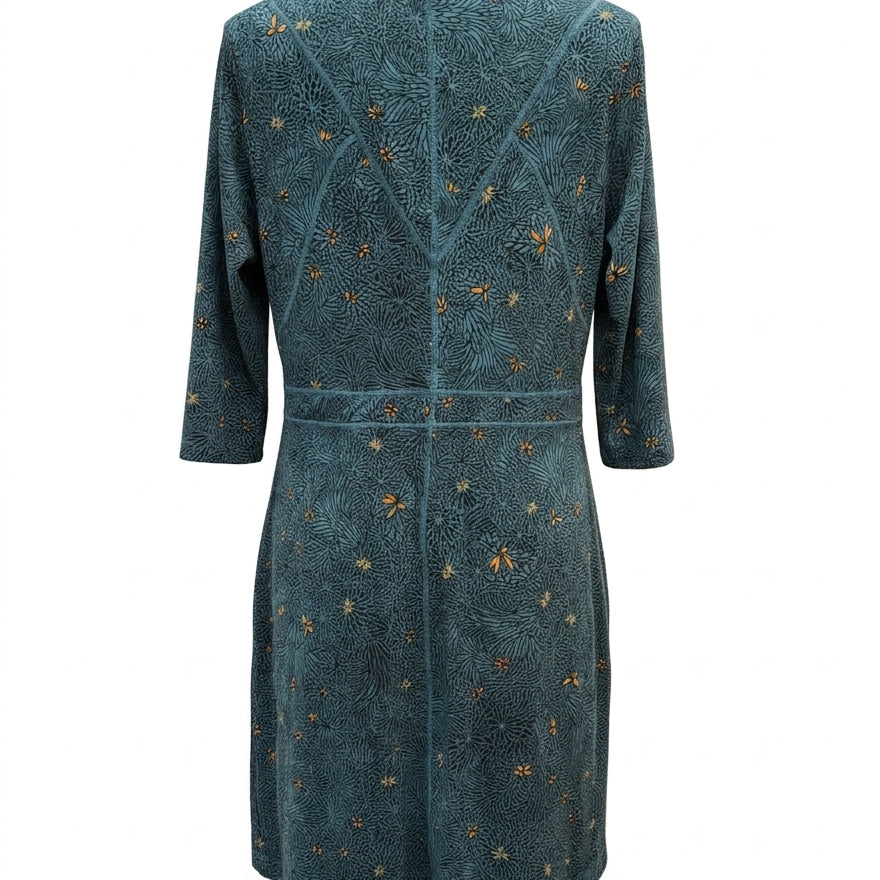 Title 9 · Buttah Style Floral Dress · Medium · TealOrg Floral Print