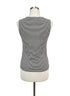 Eddie Bauer · V-neck Sleeveless Top · XLarge · Black/White Striped