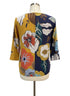 Ali Miles · Blouse · Small · NavyYellow Floral