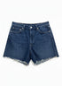 Citizens of Humanity · Premium Vintage Button Fly Raw Hem Shorts · 10 · Blue