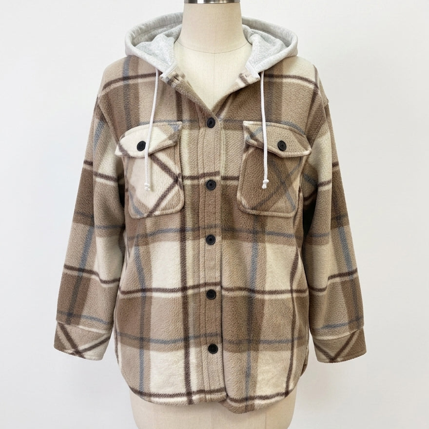 Thread & Supply · Shacket · Medium · BeigeBrown