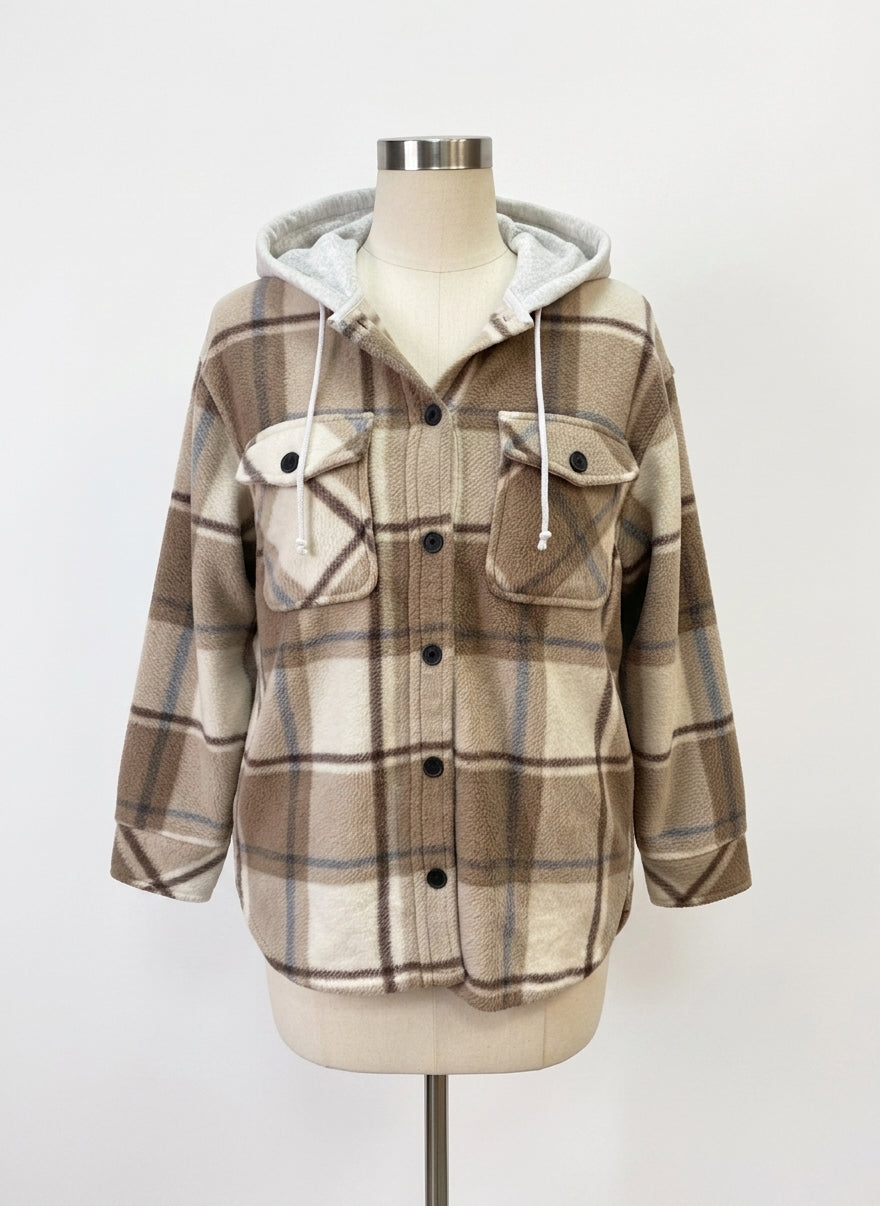 Thread & Supply · Shacket · Medium · BeigeBrown