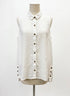 Jones&Co · Sleeveless tunic, 100% linen · Medium · White