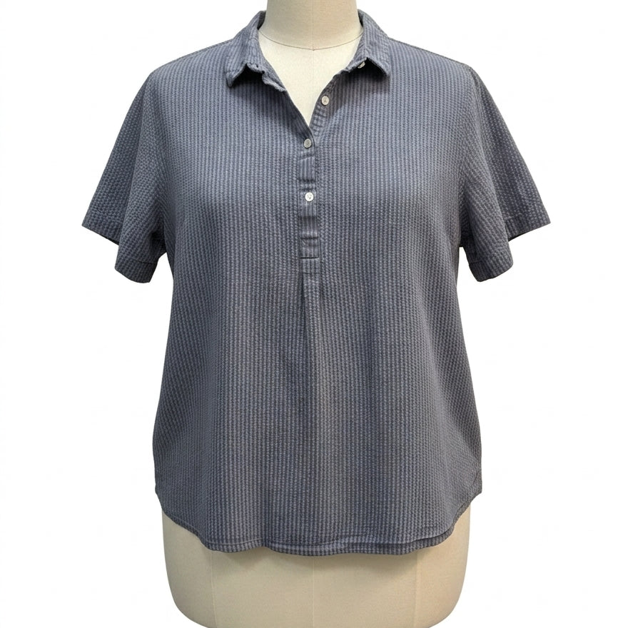L.L.Bean · ShortSleeve Top · 2X · Gray