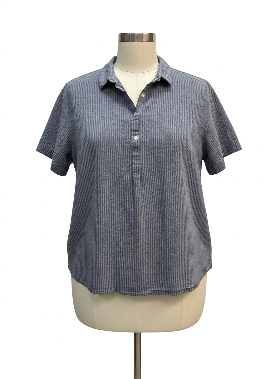 L.L.Bean · ShortSleeve Top · 2X · Gray