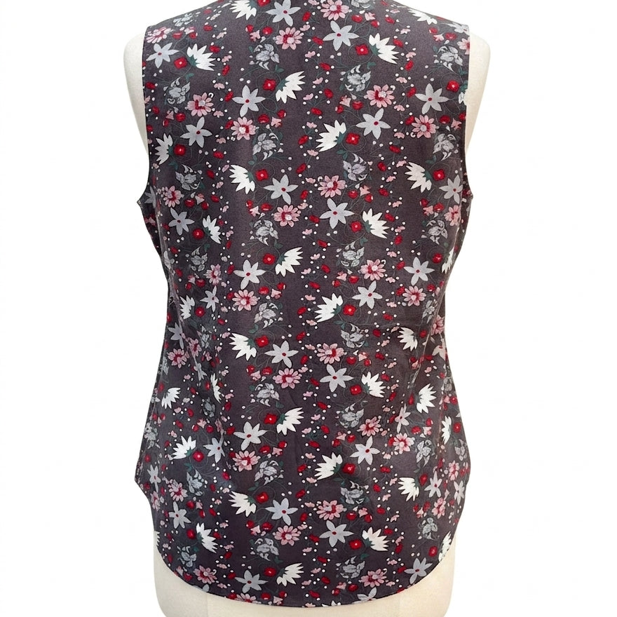 CABI · Plaza Fiesta Floral · Medium · Gray Floral