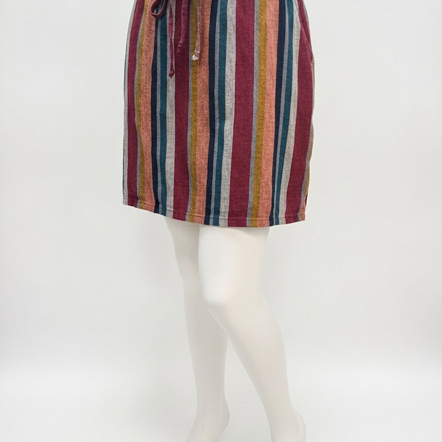 Garnet Hill · Skirt · XLarge · Burgundy Multi