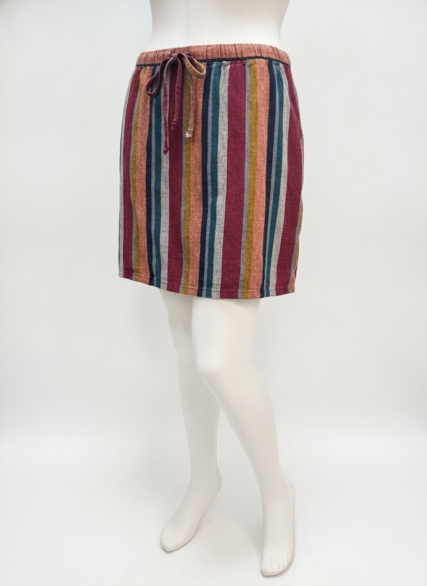 Garnet Hill · Skirt · XLarge · Burgundy Multi