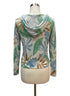 Tommy Bahama · Hoodie · Medium · White Blue Leaf Print