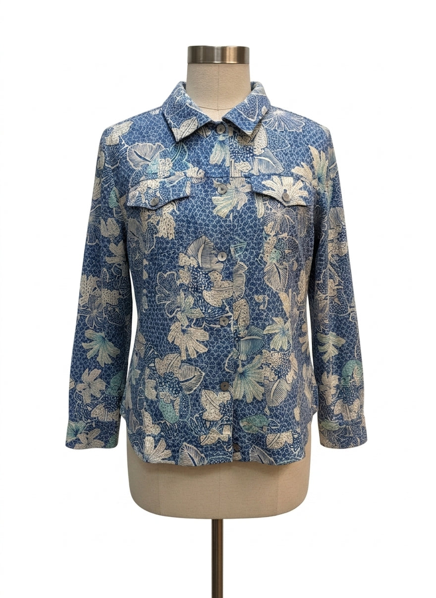 Charter Club · Light Jacket · 1X · BlueCream
