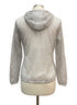 Nike · Zip Up Running Jacket with Dot Pattern · Large · White Gray