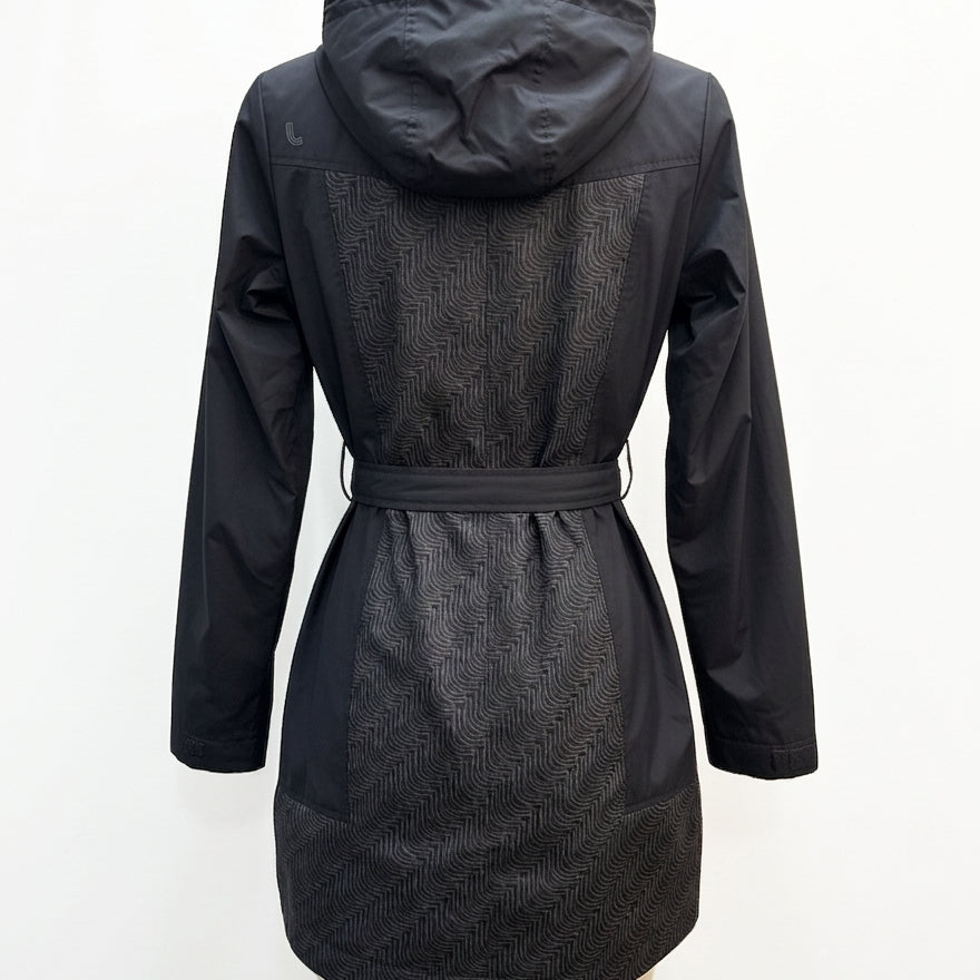Lole · Belted Raincoat · Medium · Black