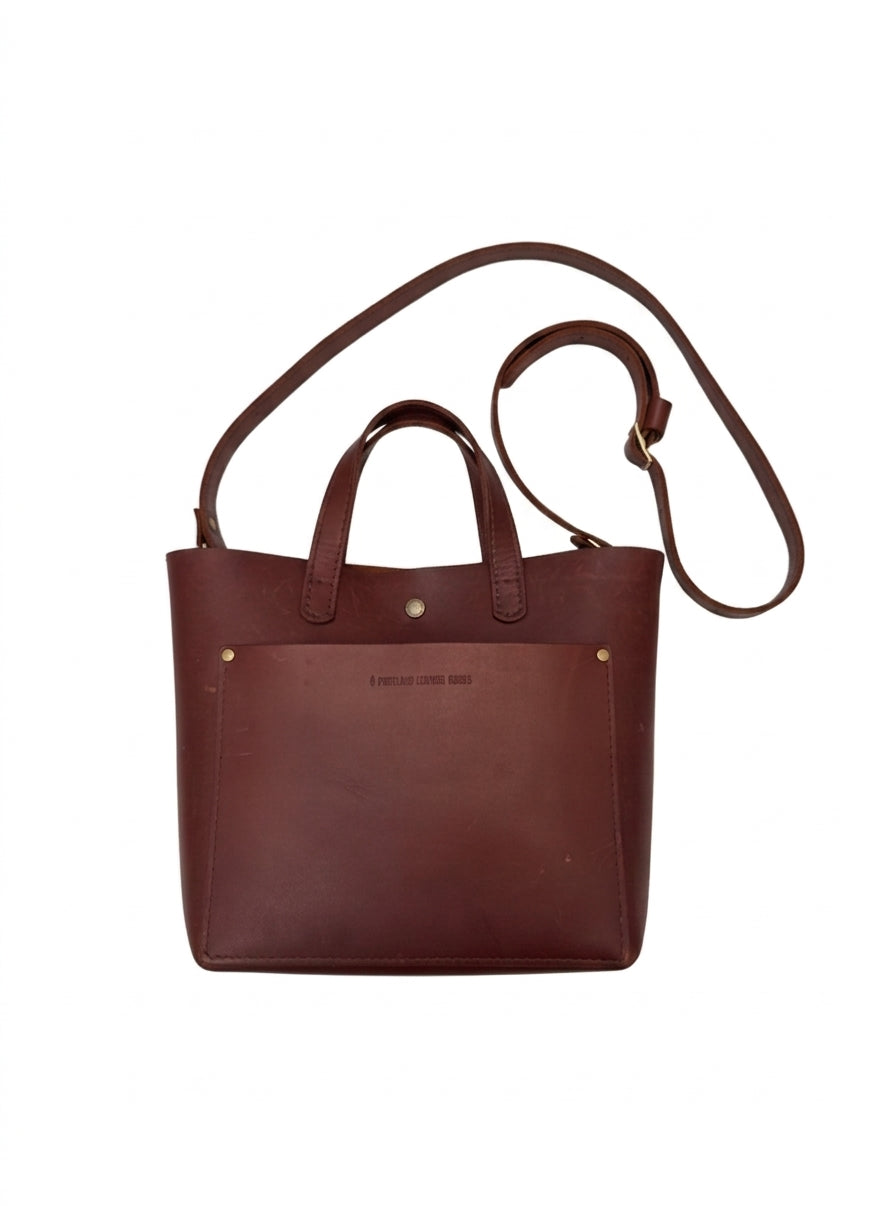 Portland Leather · Mini Crossbody · Convertible · Mahogany