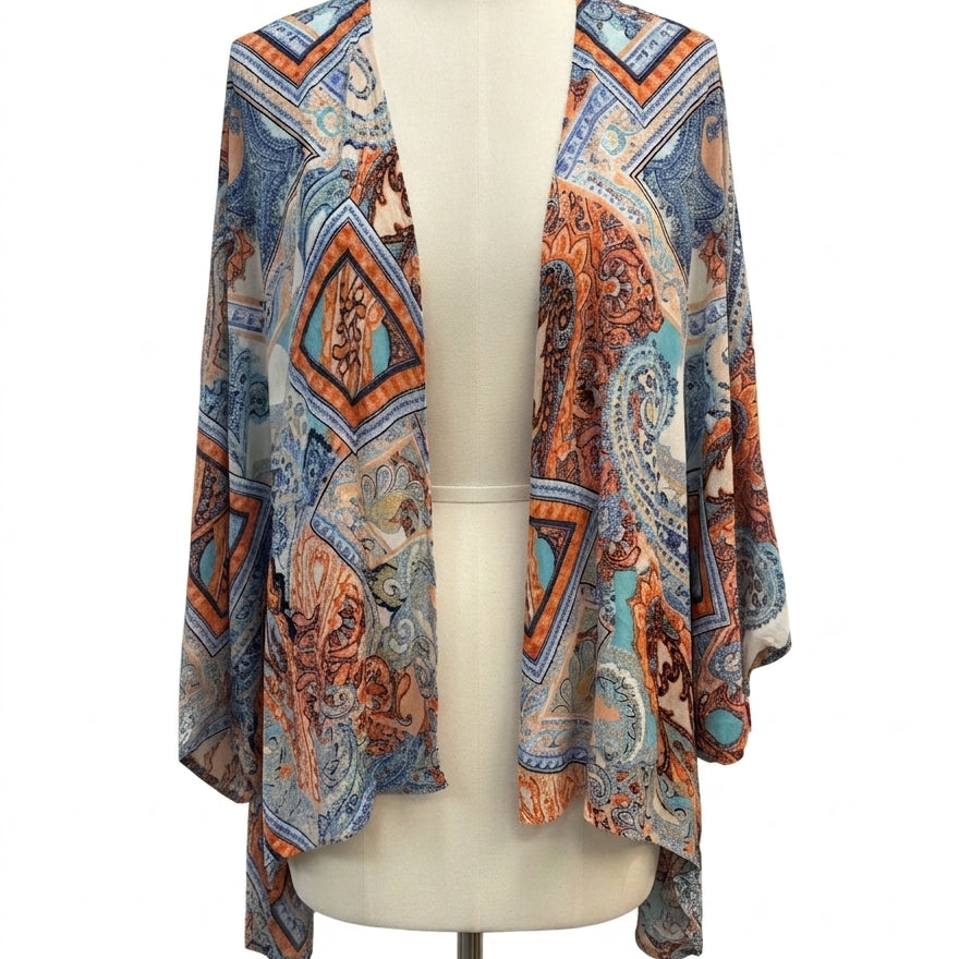 Karen Kane · Blouse · Large · OrangeBlue