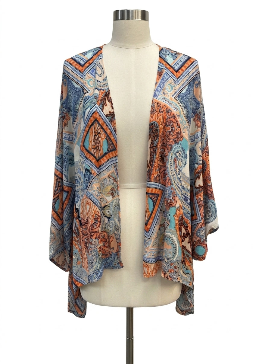 Karen Kane · Blouse · Large · OrangeBlue