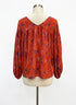 BUCKET LIST · Boho Chic Top · M/L · RustFloral
