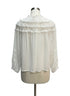 Sundance · Boho Chic Top Lace Trim · Large · White