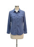 Eddie Bauer · Roll Tab Sleeve · Medium · Ocean