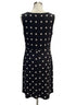 Ralph Lauren · Sleeveless Dress Twist front detail · 16 · Blk/White Polka-Dots