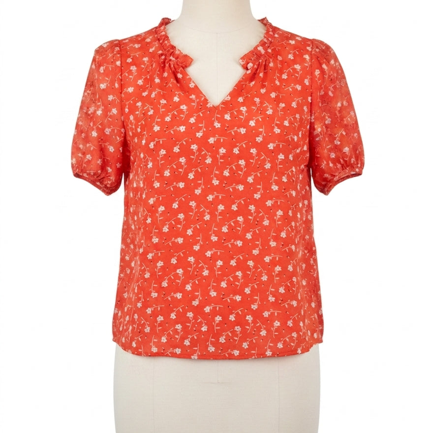Talbots · Blouse · Xlarge P · PoppyWhite Floral