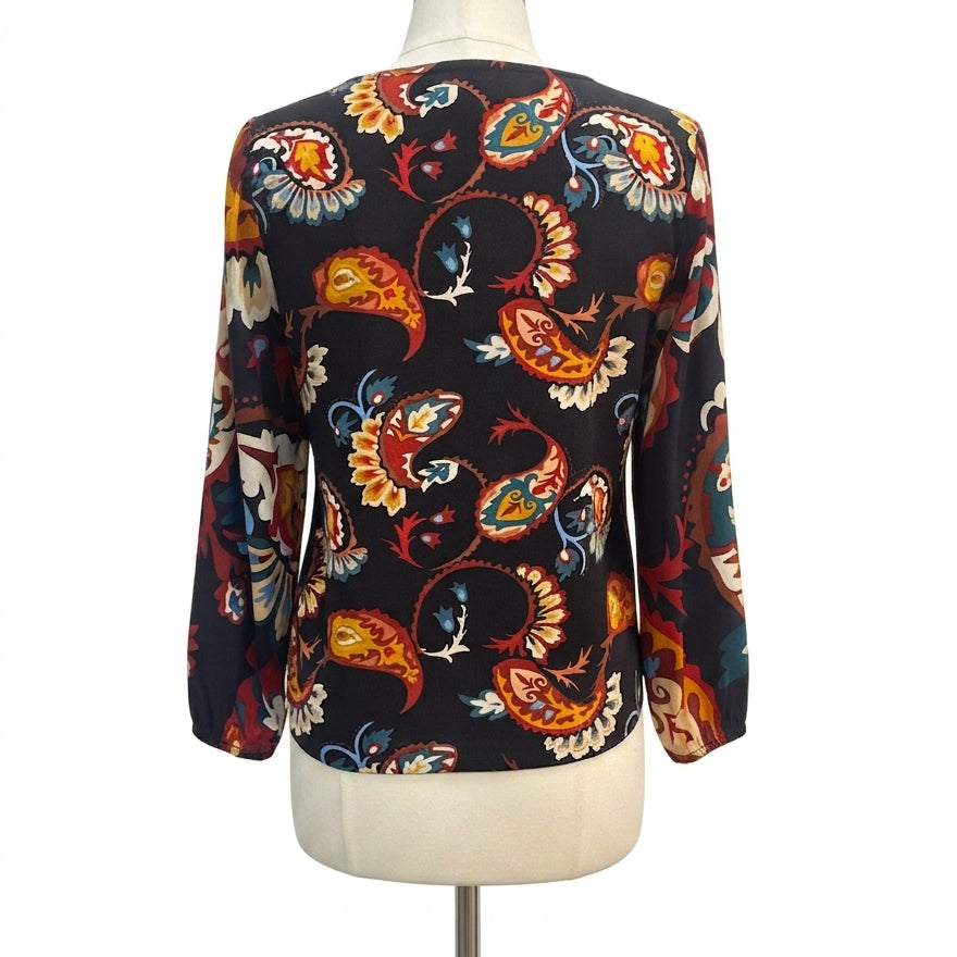 Chico's · Blouse · 8 · BlackBurgundy