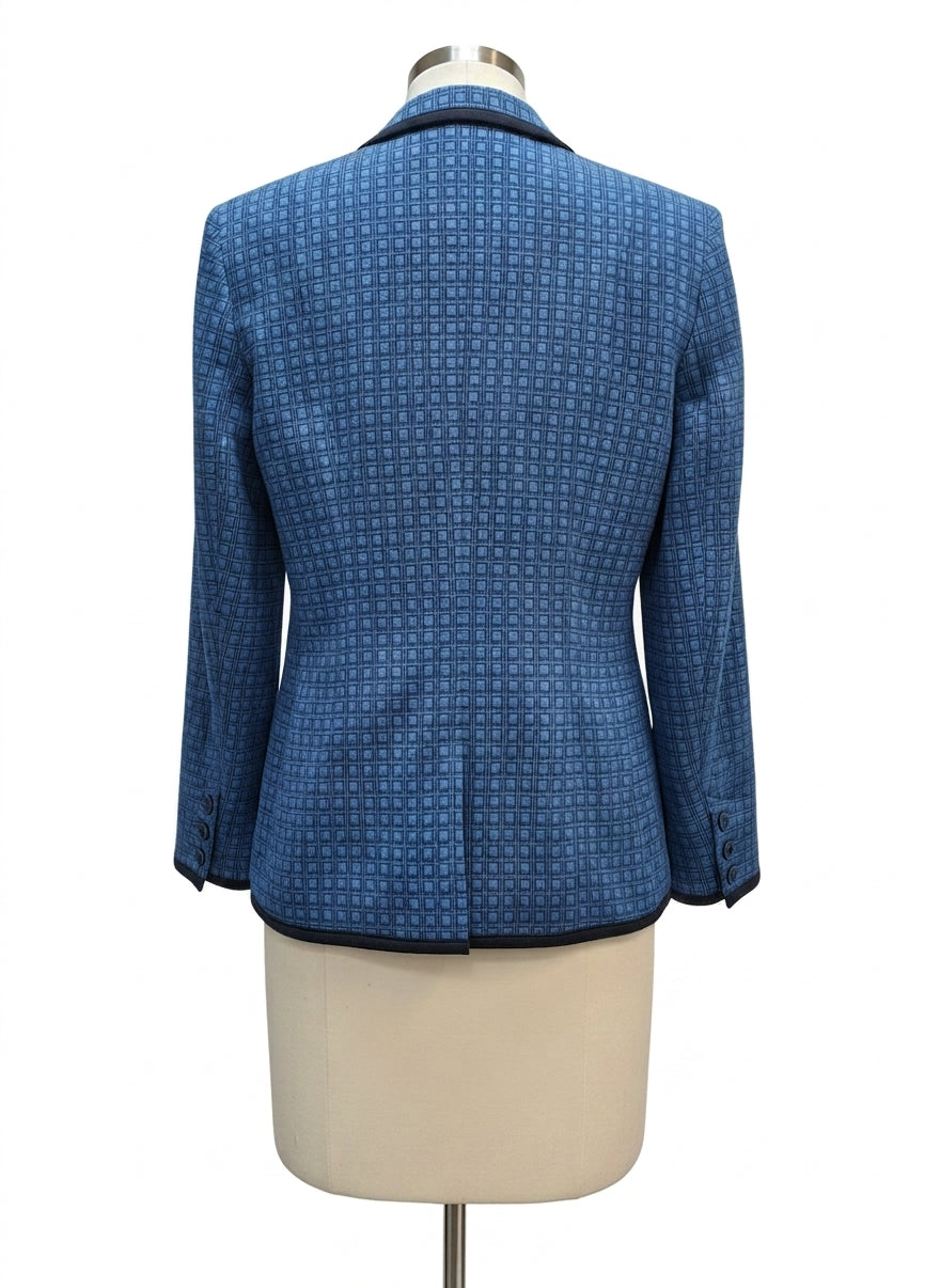 CAbi · 6027 Scholarship blazer · Medium · Cerulean